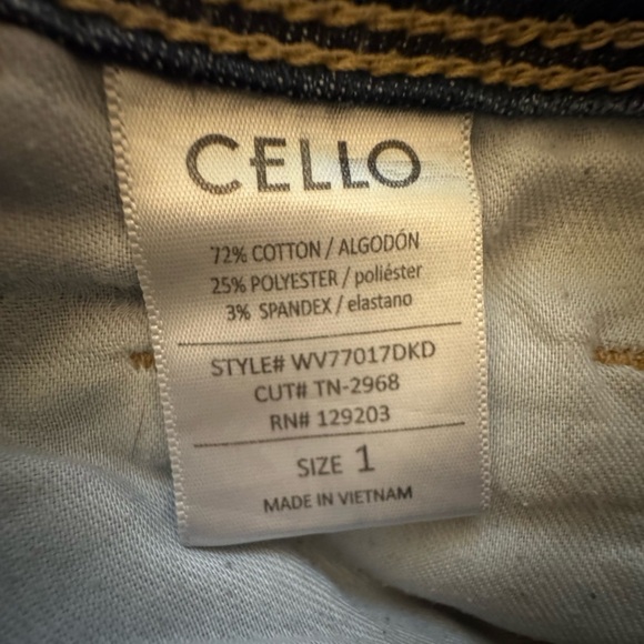 Cello brand Distressed ankle Jeans. Size 1 VGUC - Picture 14 of 14